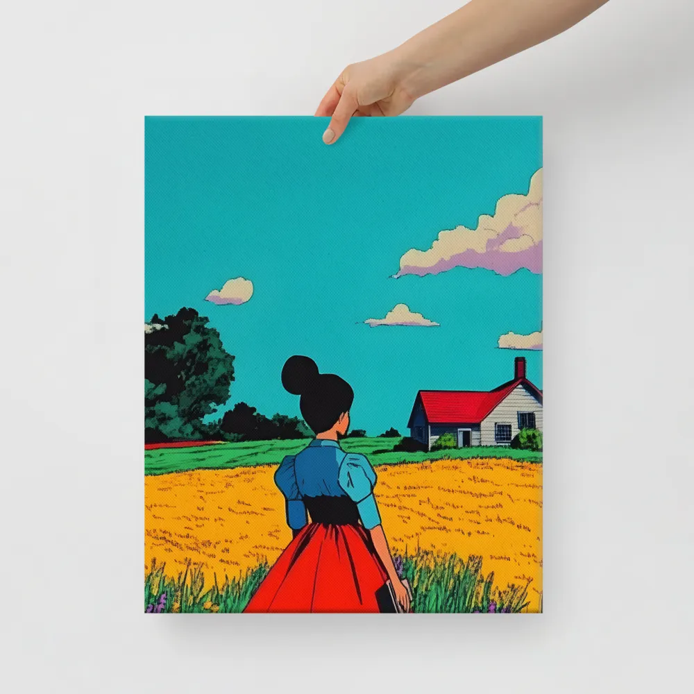 Whispers of a Sunlit Meadow | Canvas | 16″×20″