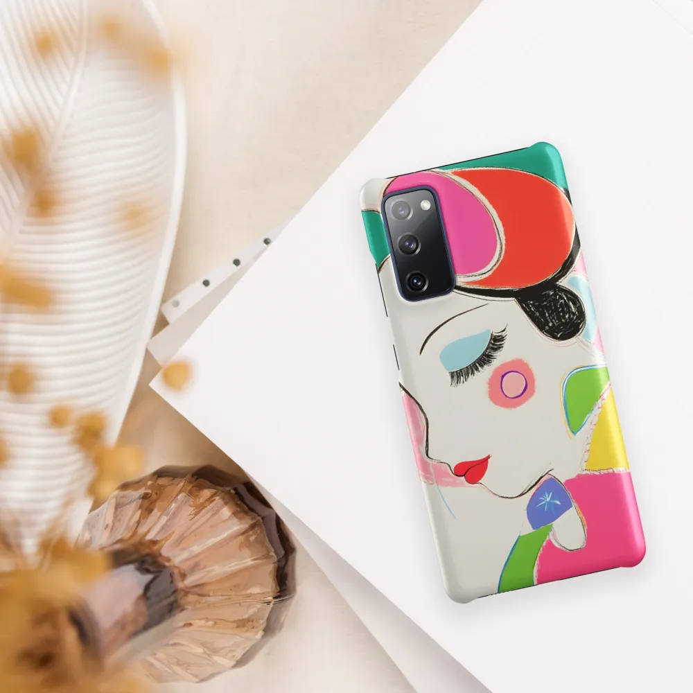Whimsical Portrait in Colorful Abstraction