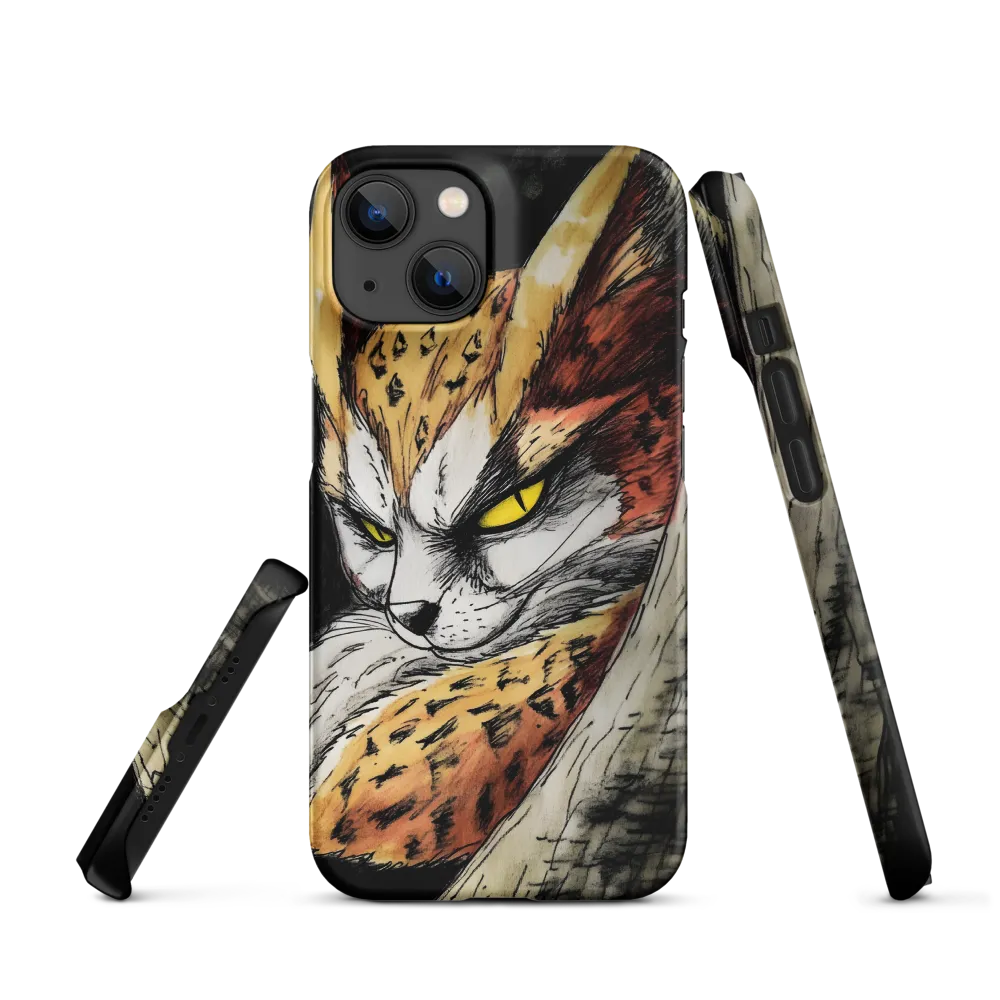 Fierce Gaze of the Wild Cat