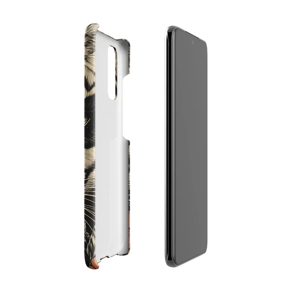 Feline Majesty: The Human-Leopard Connection | Phone Case |  S20 | Snap Case | Matte