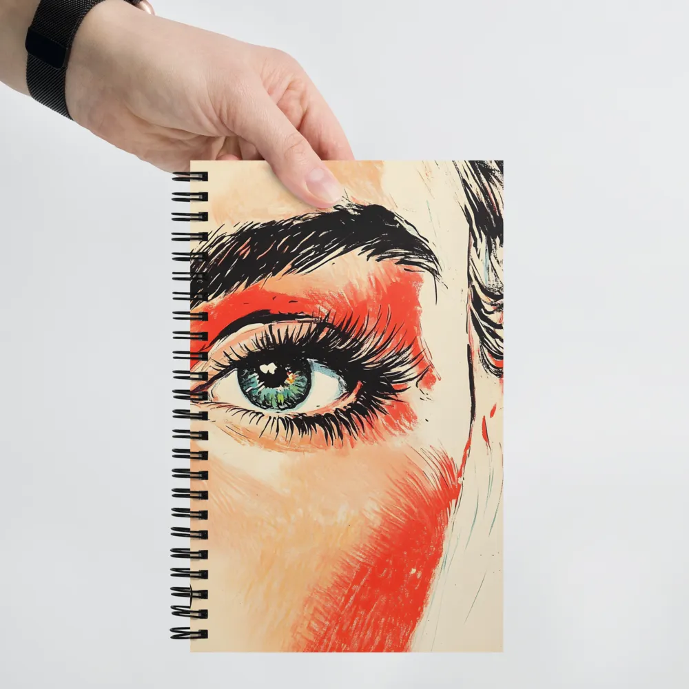 Gaze of Emotion | Spiral Notebook