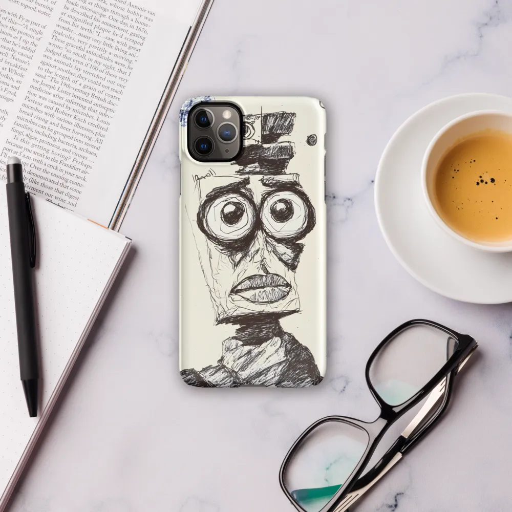 Abstract Surrealist Figure in Cubism | Phone Case |  11 Pro Max | Snap Case | Glossy