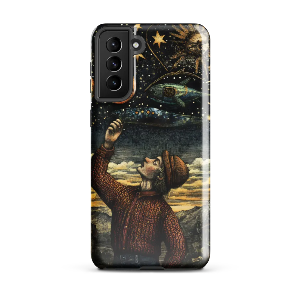 Cosmic Curiosity: A Journey Beyond Earth | Phone Case |  S21 Plus | Tough Case | Glossy