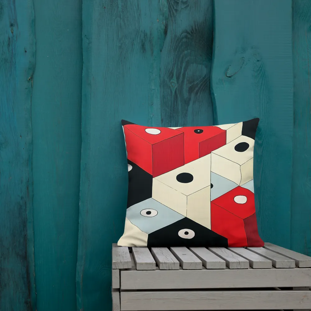 Dynamic Cubism | Pillow | 18″×18″