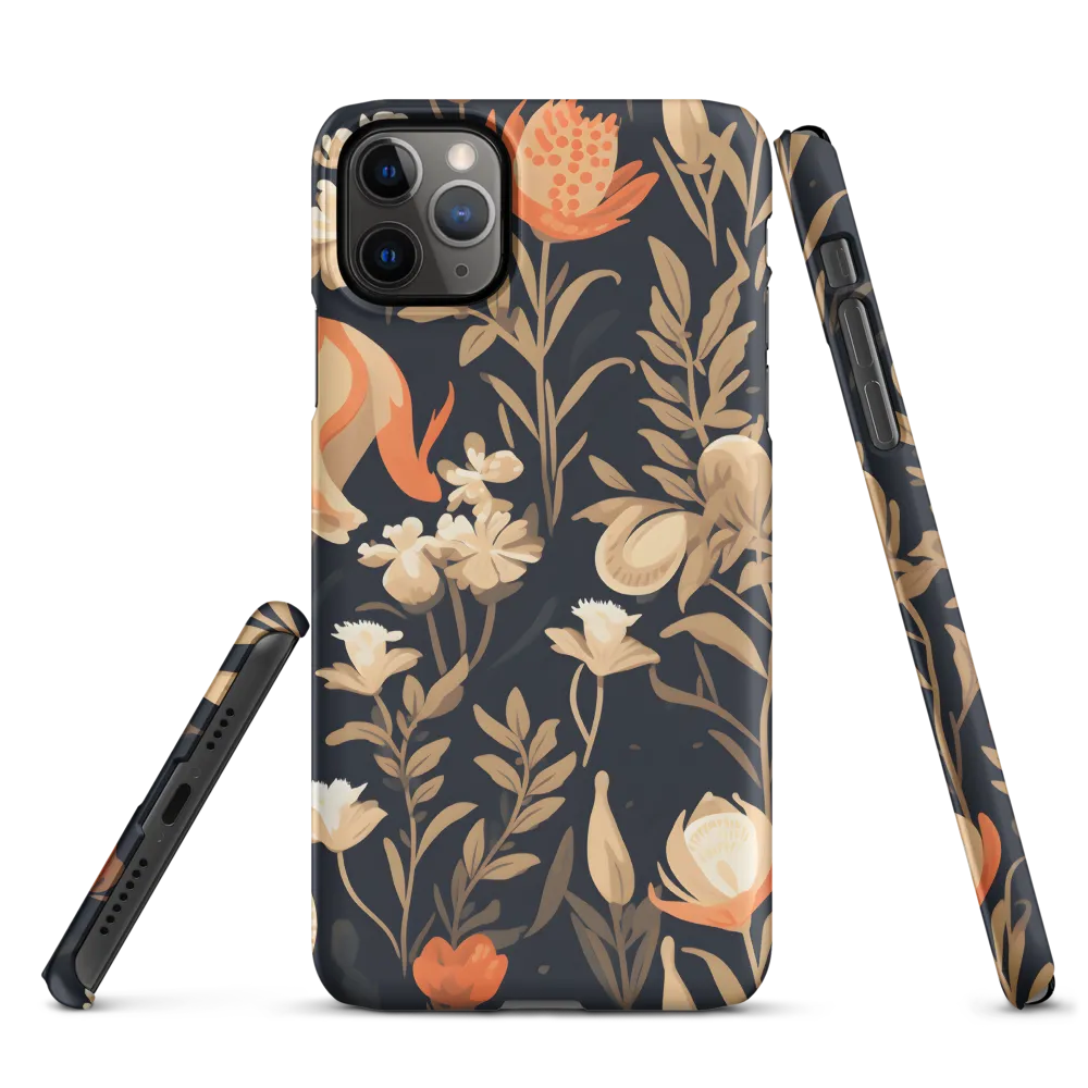 Floral Harmony: A Dance in the Dark