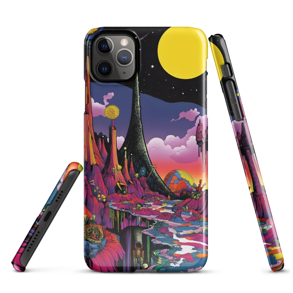 Celestial Dreams: A Journey Through an Alien Landscape | Phone Case |  11 Pro Max | Snap Case | Glossy