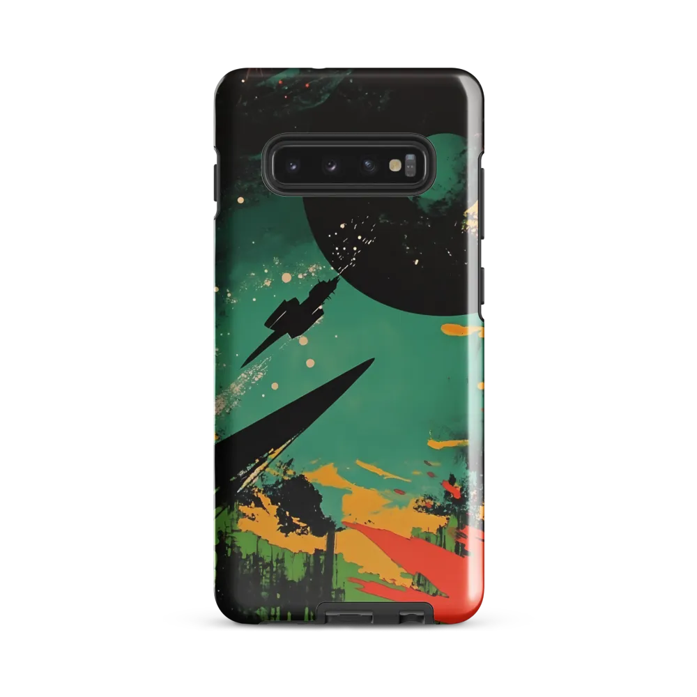 Journey Through the Cosmic Canvas | Phone Case |  S10 Plus | Tough Case | Glossy