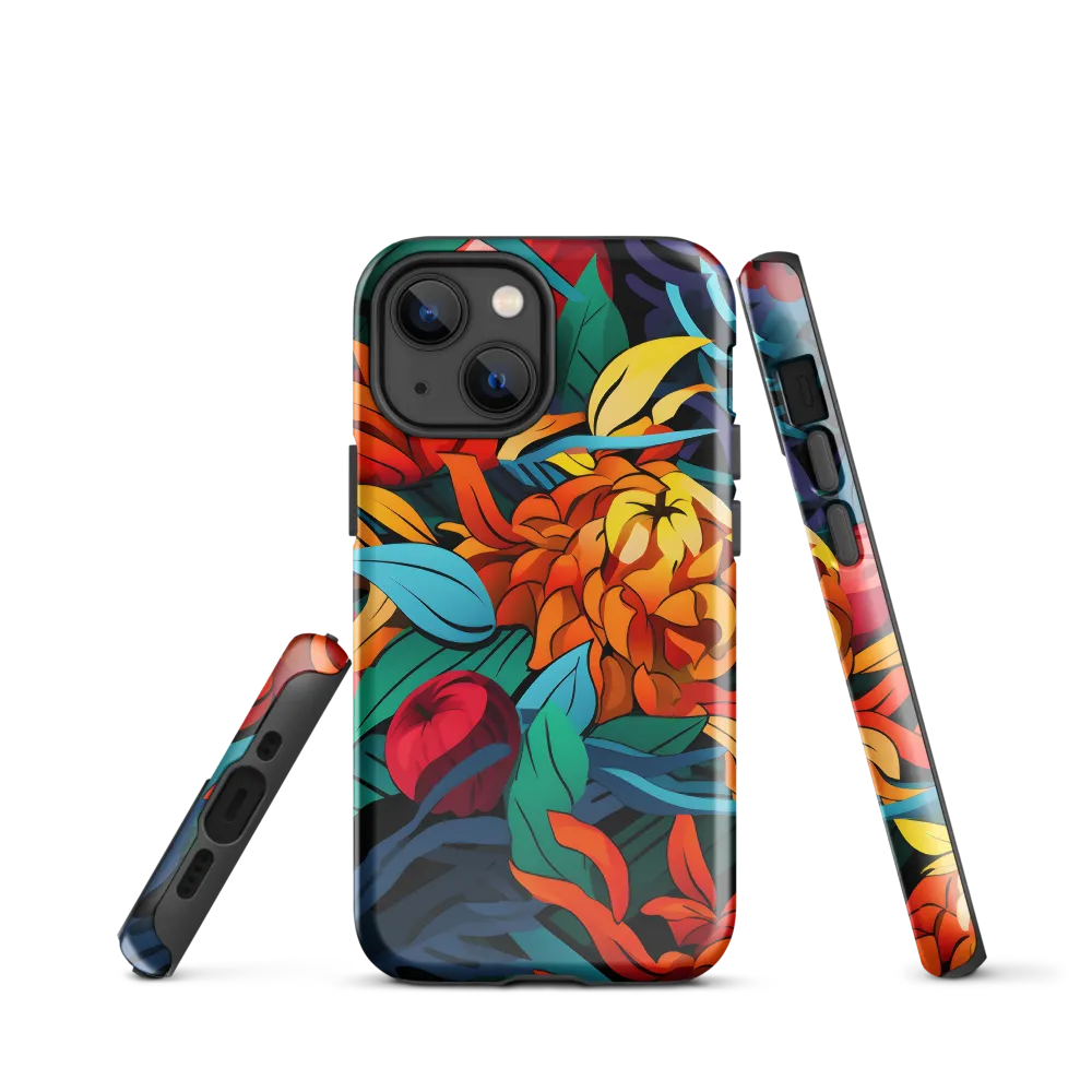 Tropical Harmony | Phone Case |  13 mini | Tough Case | Glossy