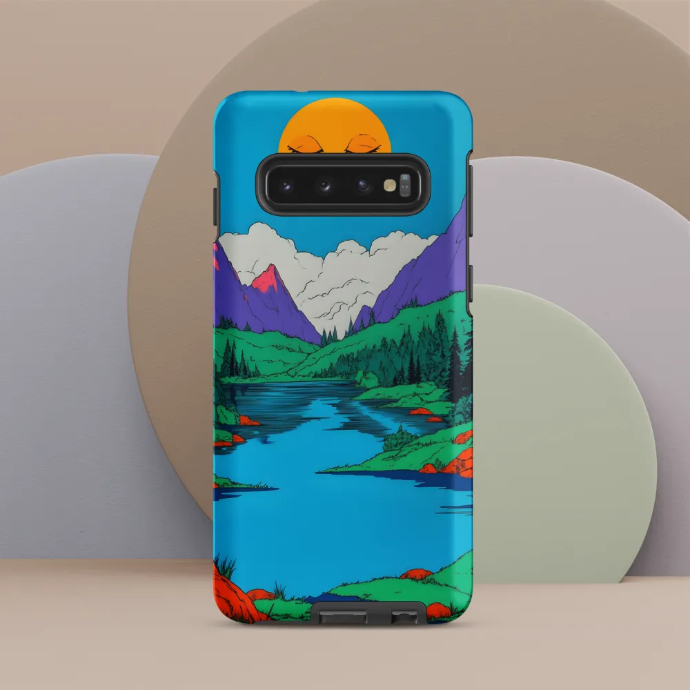 Whimsical Serenity in Vibrant Colors