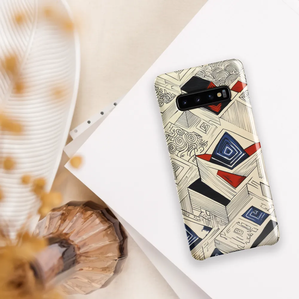 Geometric Harmony | Phone Case |  S10 Plus | Snap Case | Glossy