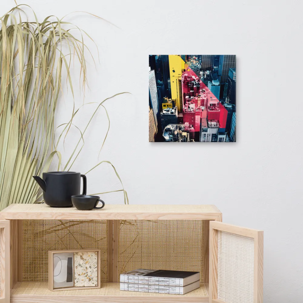 Dynamic Urban Symphony | Canvas | 16″×16″