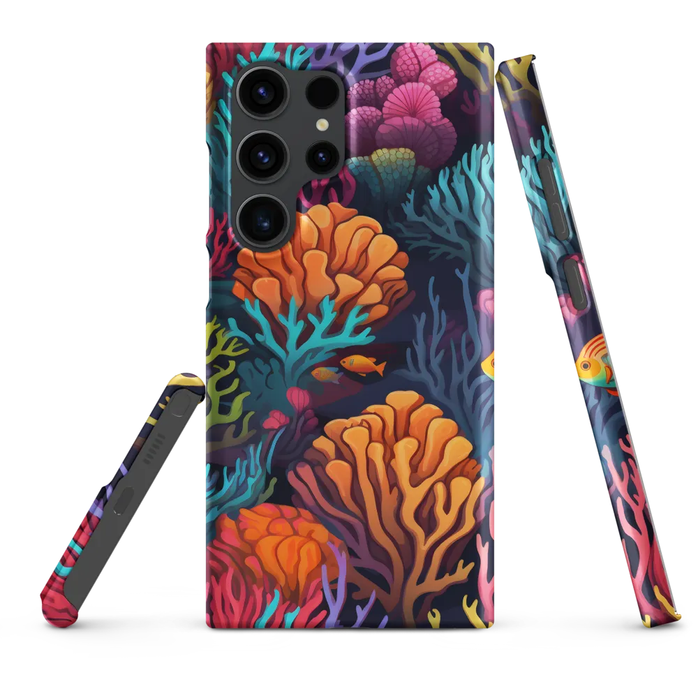 Underwater Harmony: A Coral Reef Wonderland | Phone Case |  S23 Ultra | Snap Case | Matte
