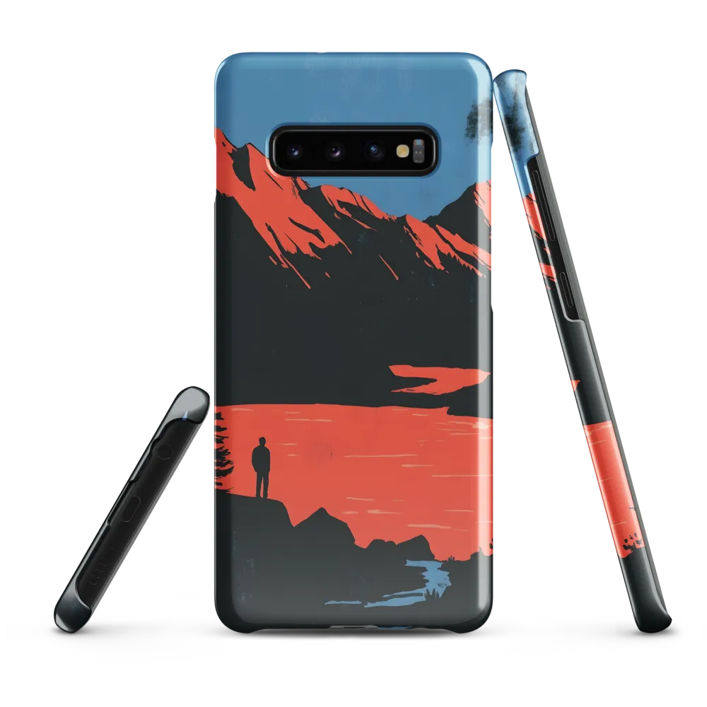 Serenity in Contrast | Phone Case |  S10 Plus | Snap Case | Glossy