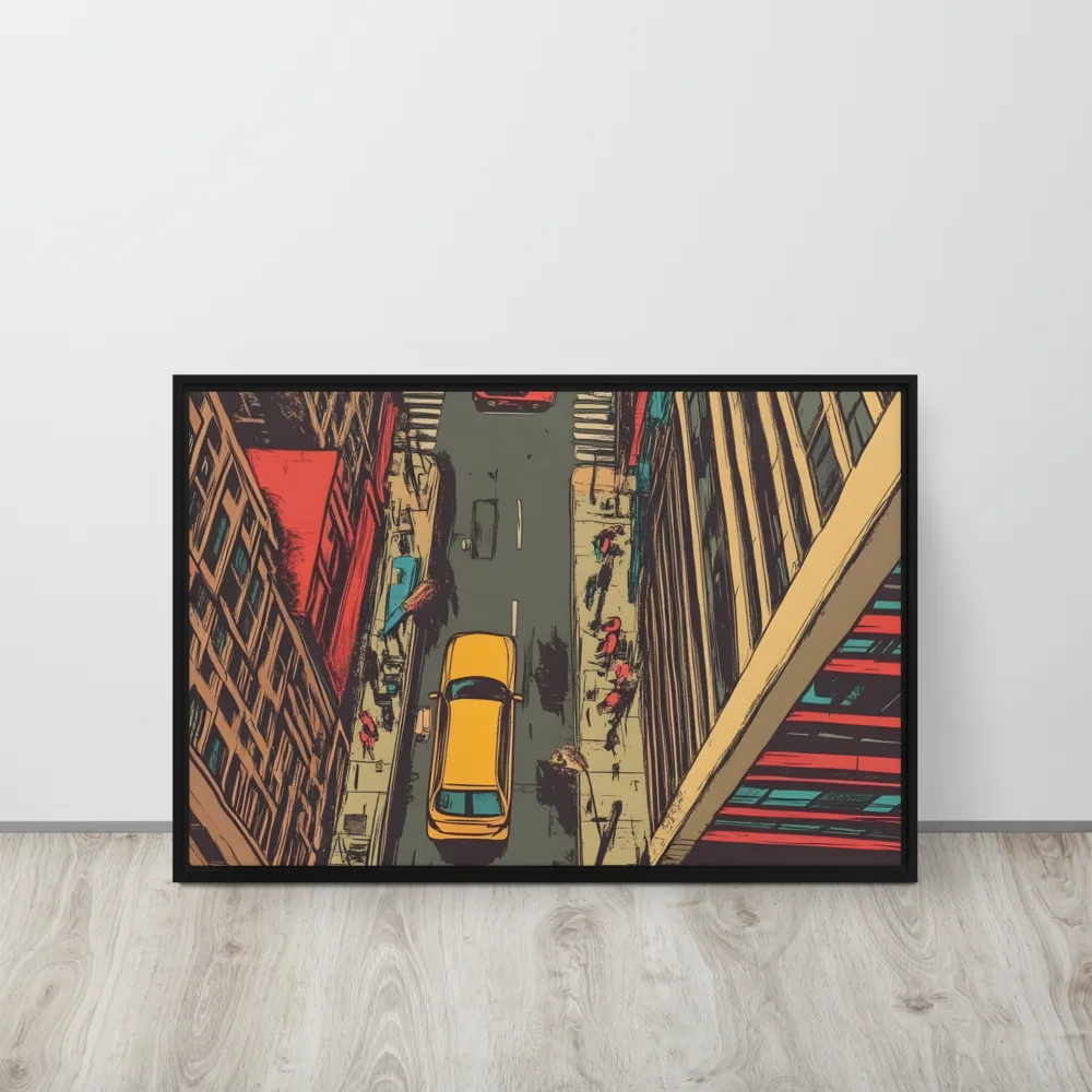 Urban Symphony | Canvas with Black Frame | 20″×30″