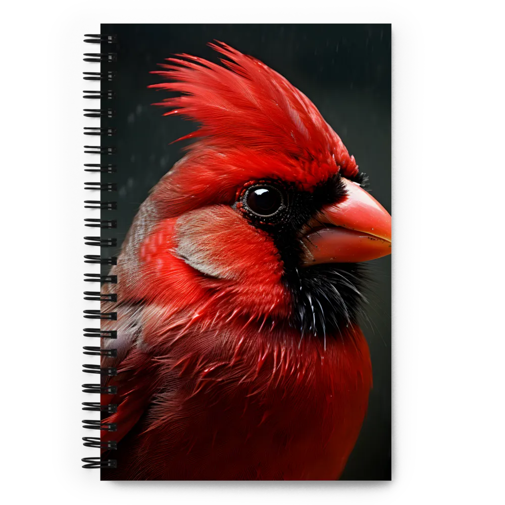 The Bold Cardinal | Spiral Notebook