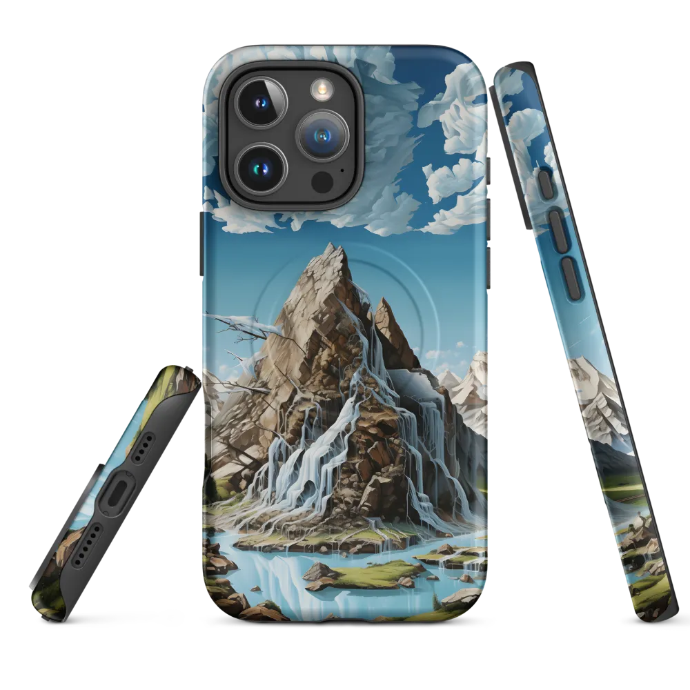 Majestic Cascade: A Mountain Masterpiece