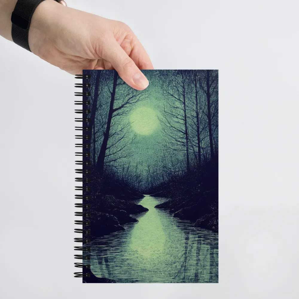 Lunar Reflections | Spiral Notebook