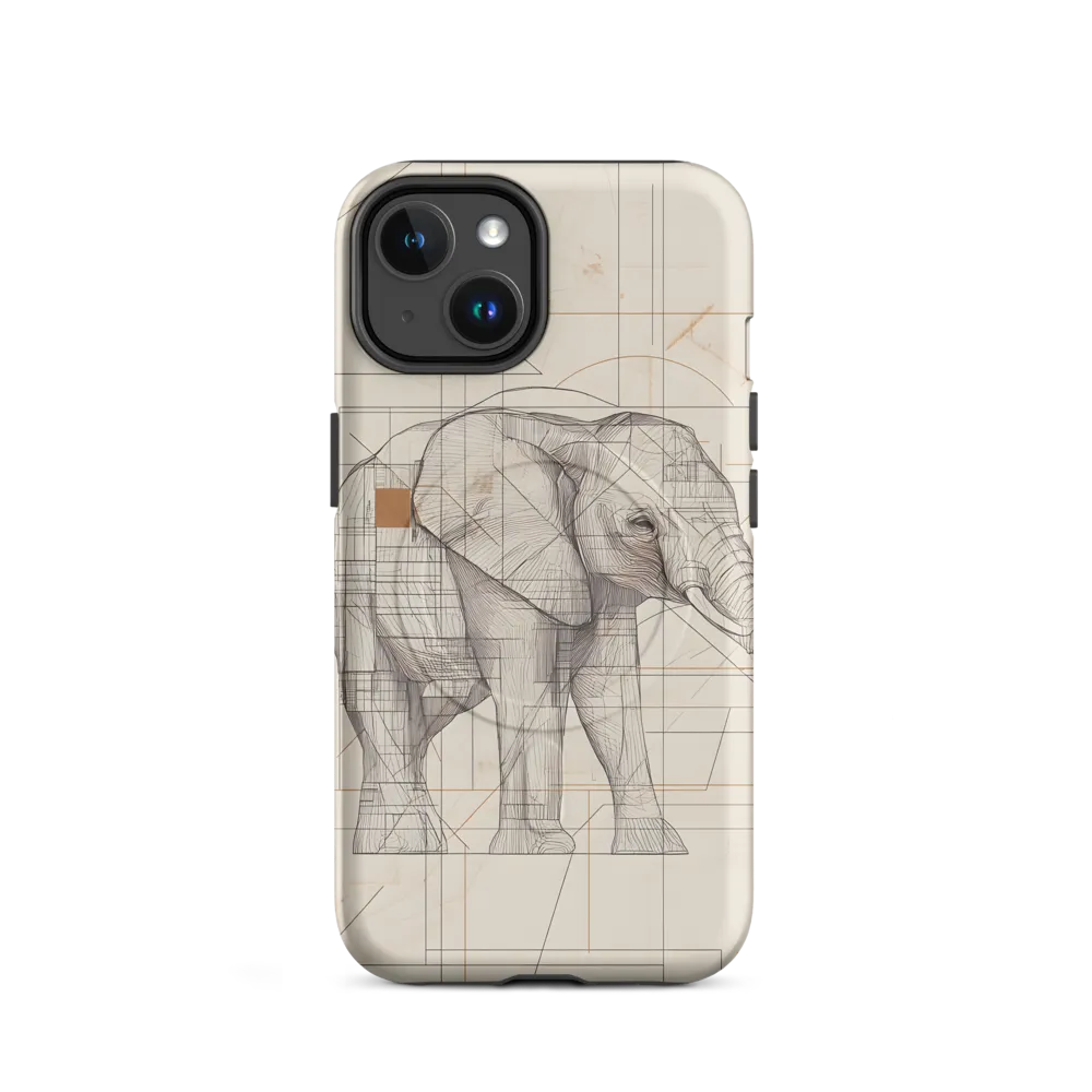 Geometric Elegance: The Steel Elephant