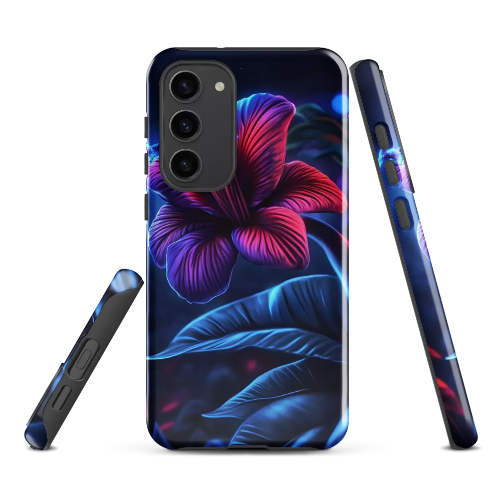 Illuminated Serenity: The Surreal Blossom