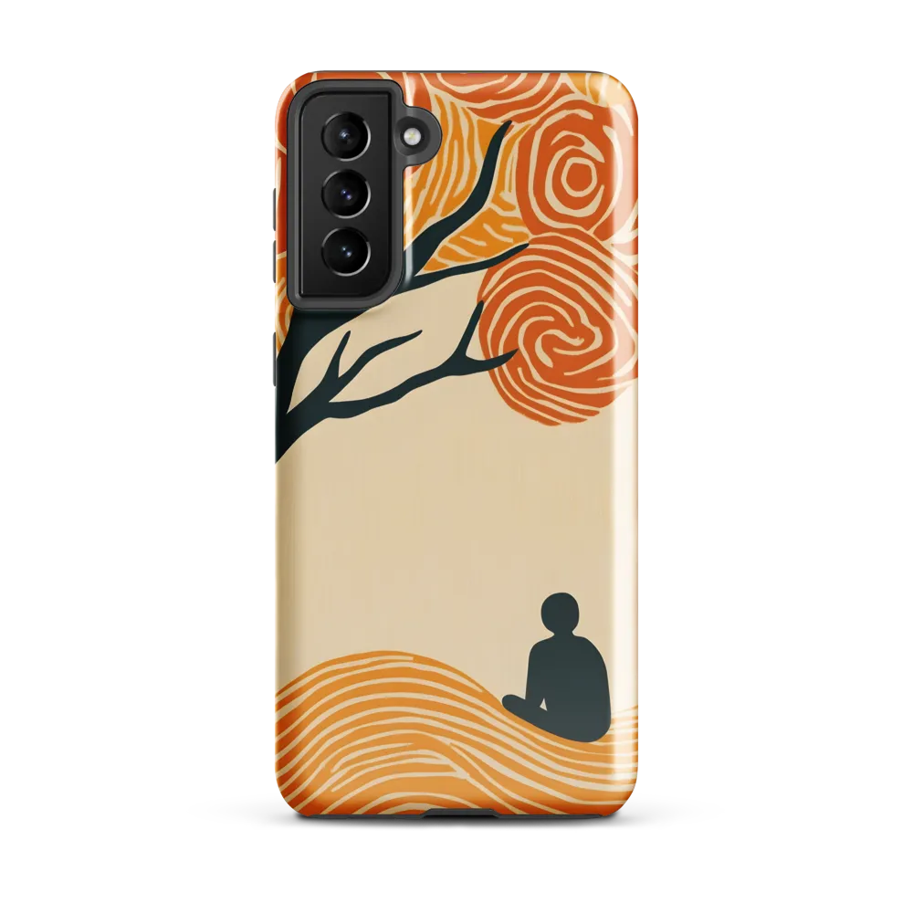 Silent Reflections under Swirling Leaves