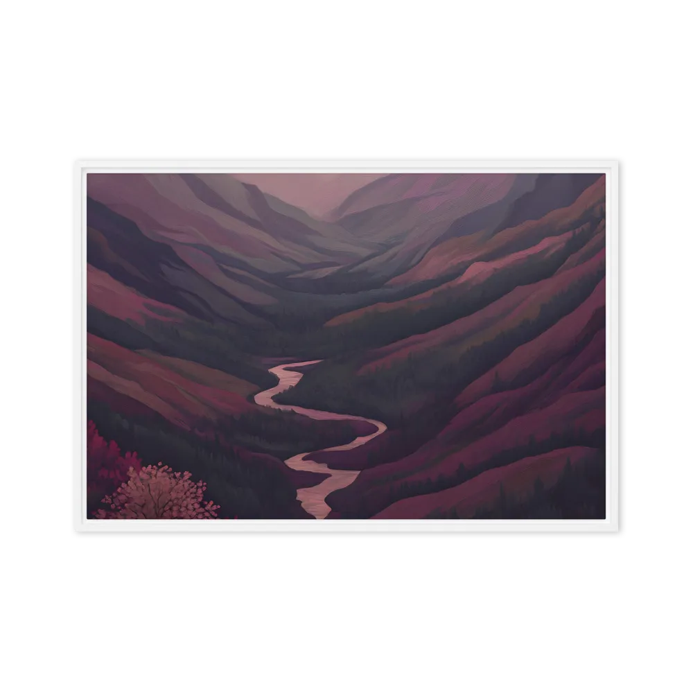 Whispers of Twilight | Canvas with White Frame | 20″×30″