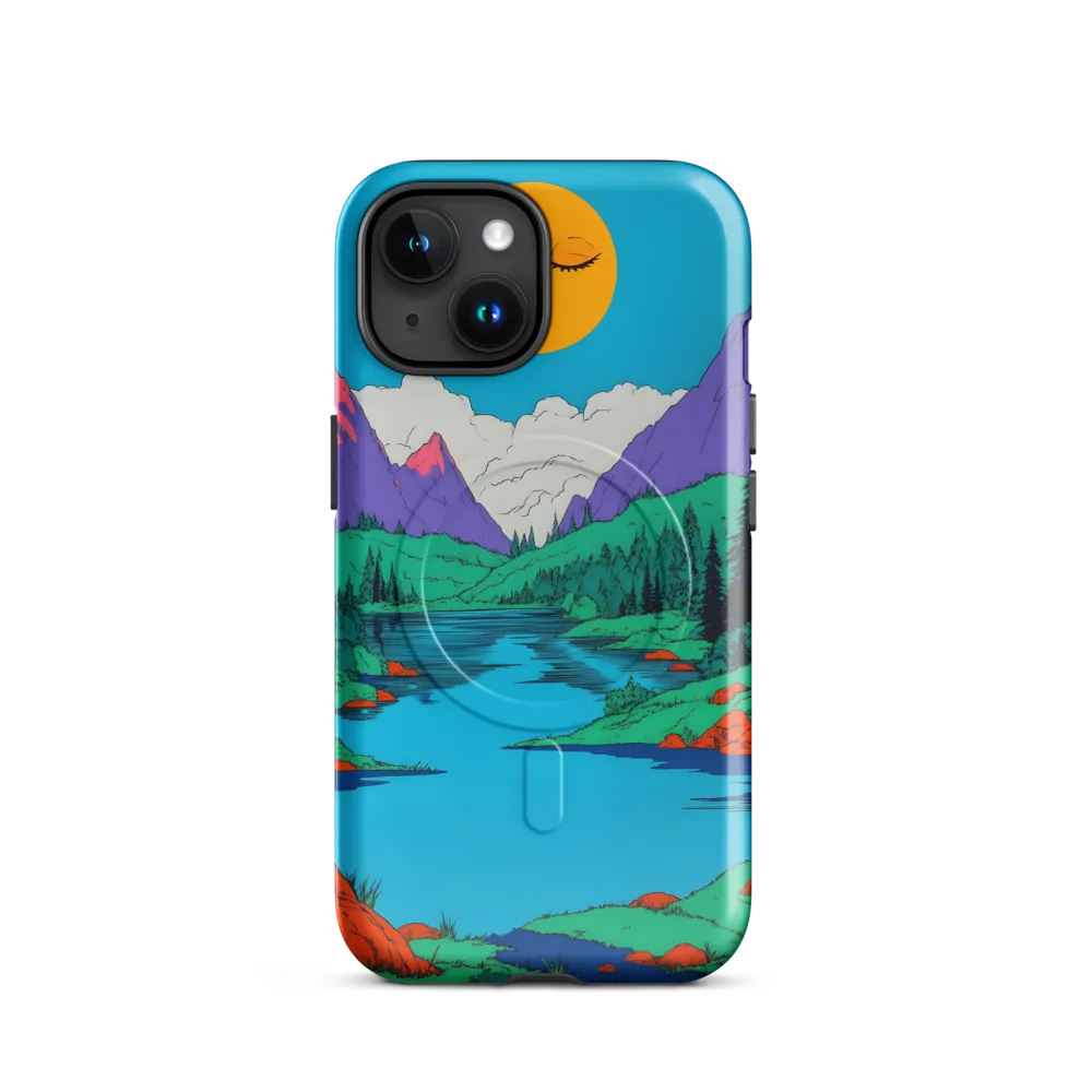 Whimsical Serenity in Vibrant Colors