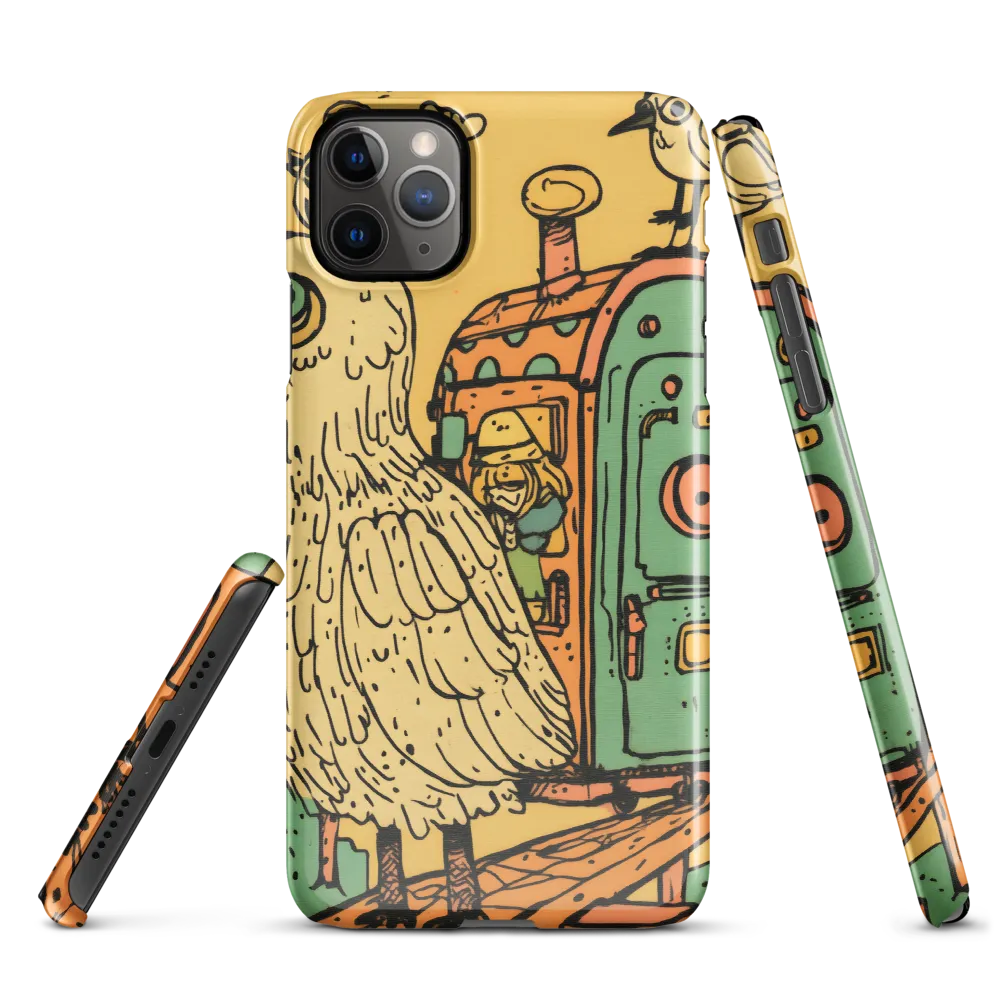 Whimsical Avian Adventure | Phone Case |  11 Pro Max | Snap Case | Glossy