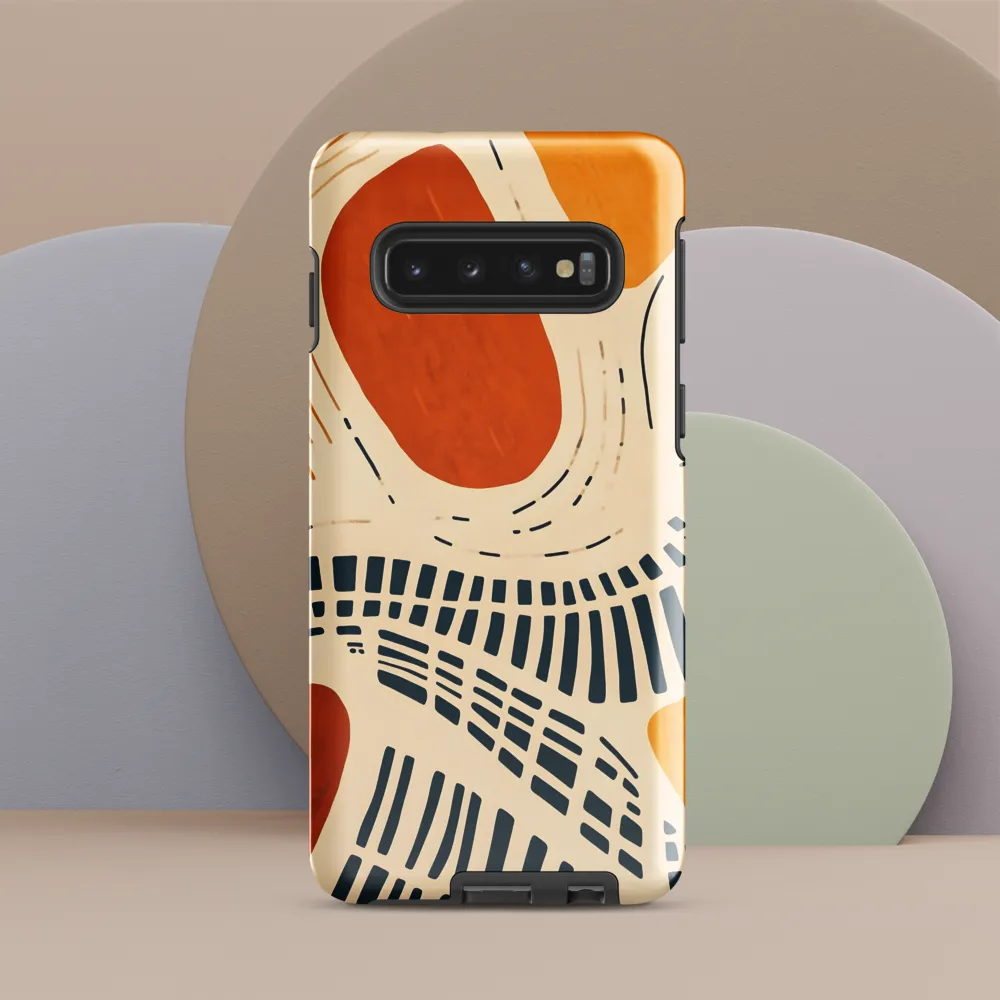 Urban Patterns in Harmony | Phone Case |  S10 | Tough Case | Glossy