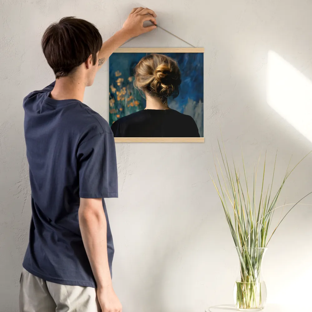 Whispers of Tranquility | Poster With Oak Wood Hanger | 16″×16″