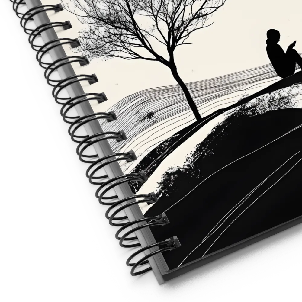 Solitude Under the Sun | Spiral Notebook