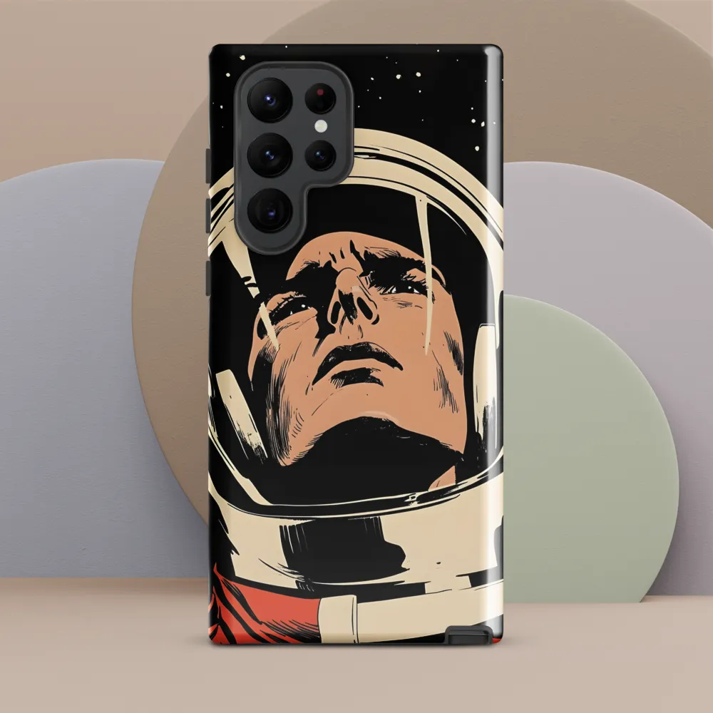 Gaze of the Astronaut | Phone Case |  S22 Ultra | Tough Case | Glossy
