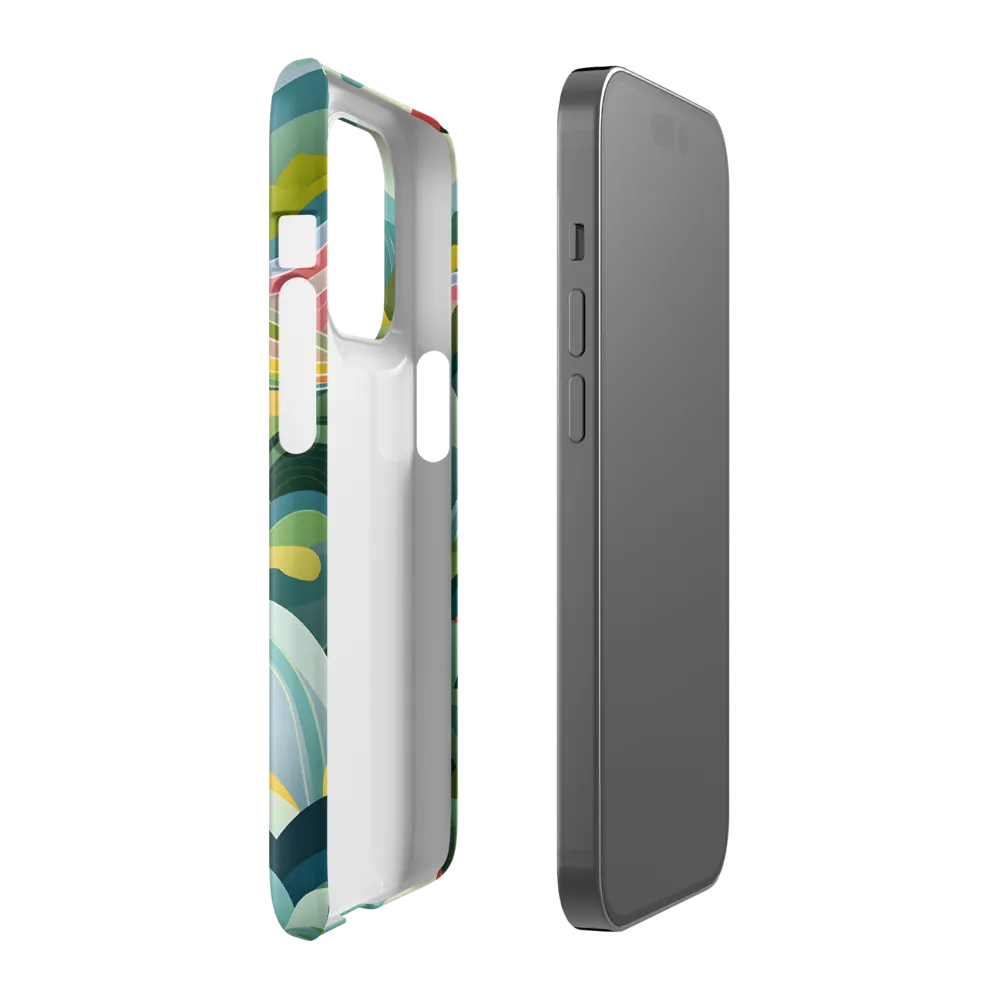 Waves of Serenity | Phone Case |  14 Pro | Snap Case | Glossy