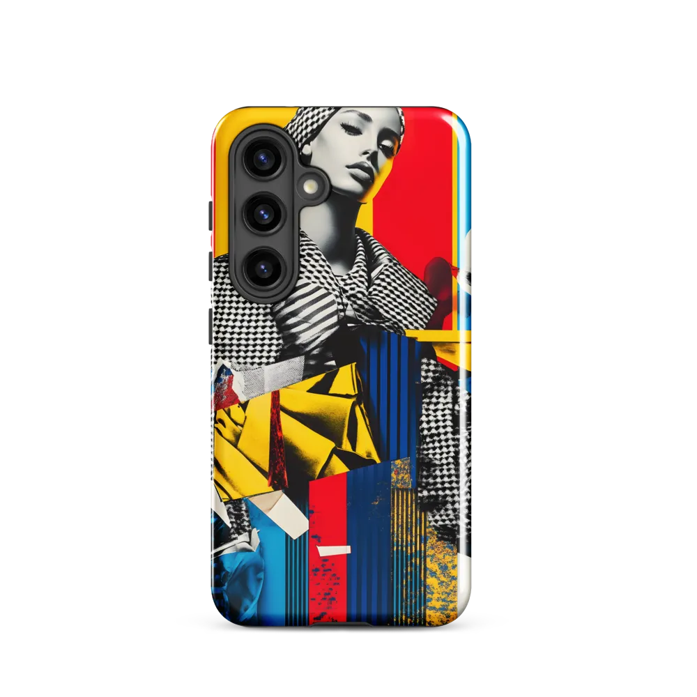 Vibrant Echoes of Fashion | Phone Case |  S24 | Tough Case | Glossy