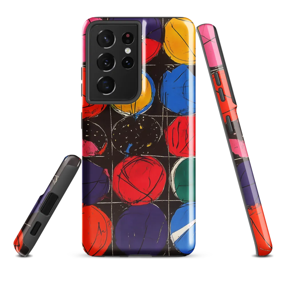 Colorful Circles in Abstract Harmony
