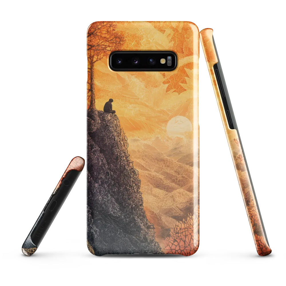 Solitude at Sunset | Phone Case |  S10 Plus | Snap Case | Glossy