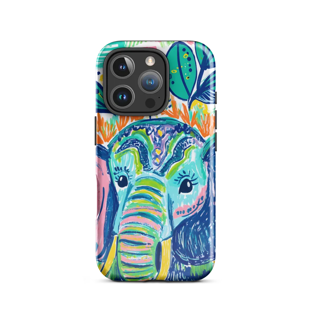 Whimsical Elephant Portrait