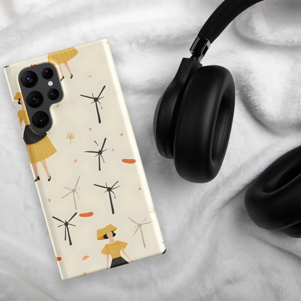 Whimsical Patterns of Nature and Femininity | Phone Case |  S22 Ultra | Snap Case | Matte