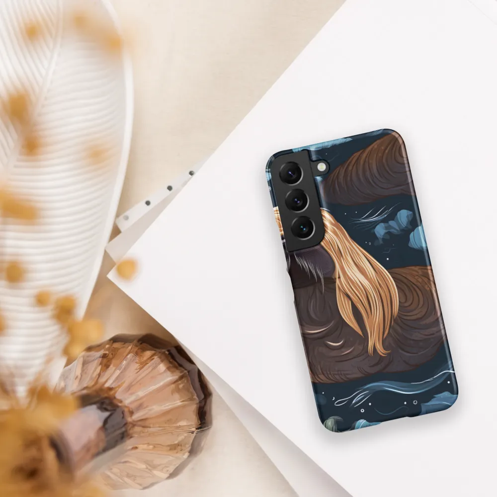 Whimsical Walruses in Deep Blue