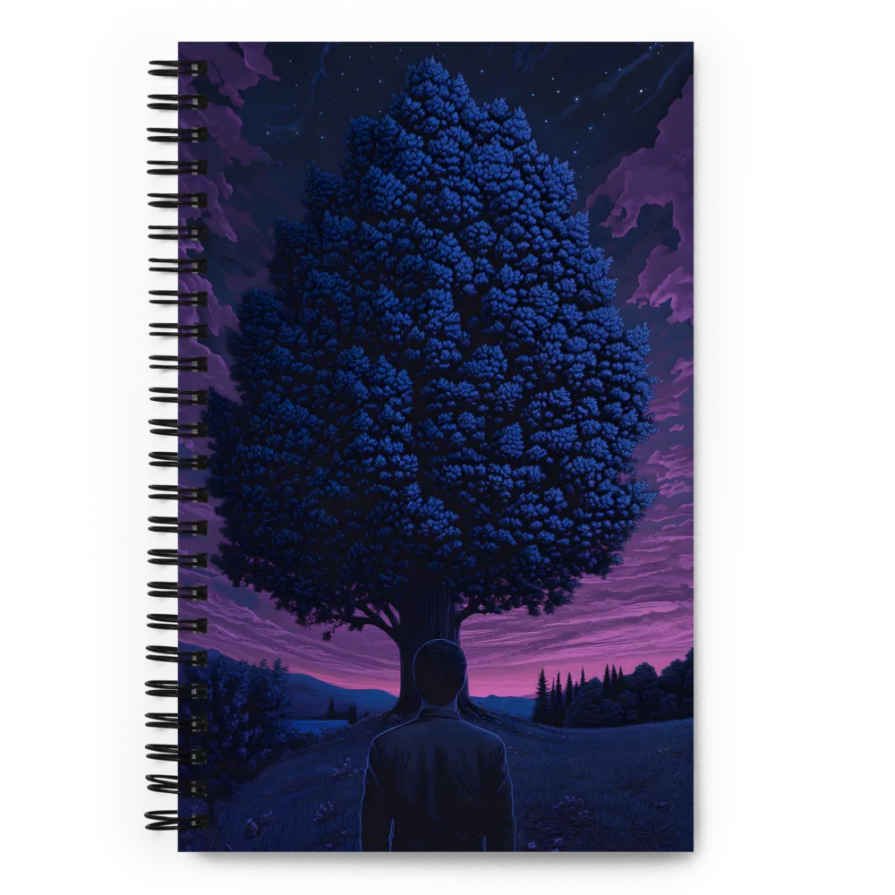 Whispers of the Night Tree | Spiral Notebook