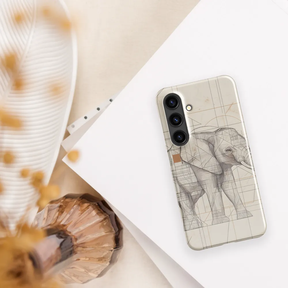 Geometric Elegance: The Steel Elephant