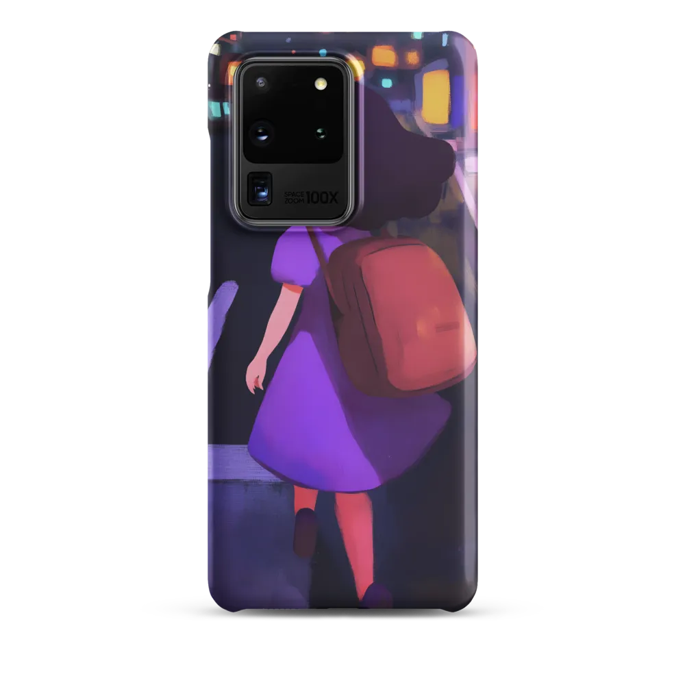 Wandering Through Neon Dreams | Phone Case |  S20 Ultra | Snap Case | Matte