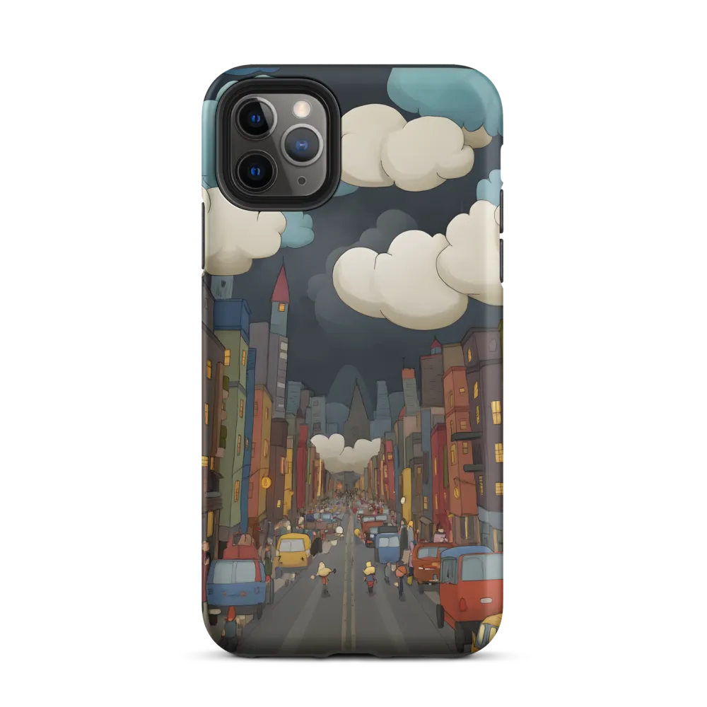 Urban Symphony: A City Awakens at Dusk | Phone Case |  11 Pro Max | Tough Case | Matte