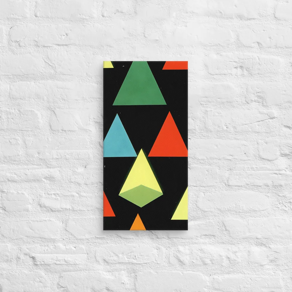 Geometric Harmony in Color | Canvas | 10″×20″