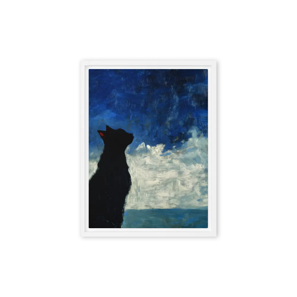 Serenade of the Night | Canvas with White Frame | 9″×12″