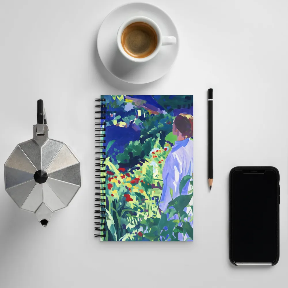 A Moment in the Garden | Spiral Notebook