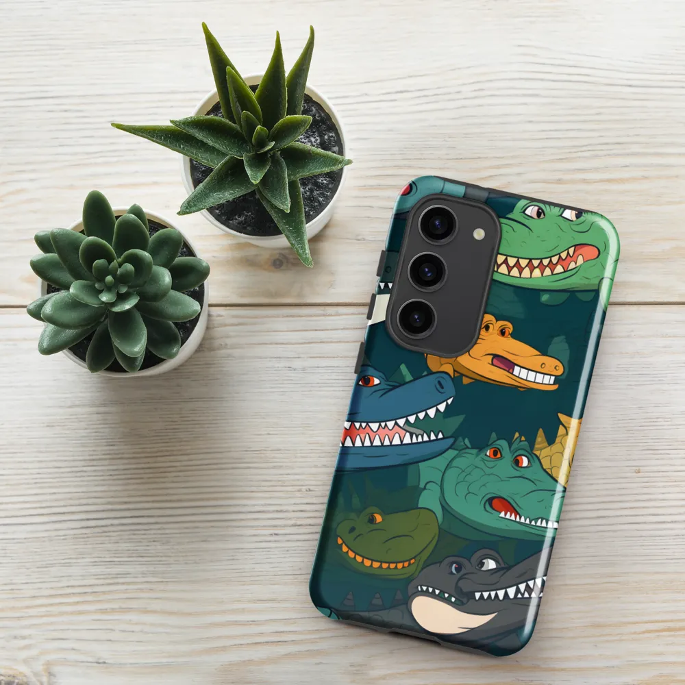 Cheerful Crocodilian Parade