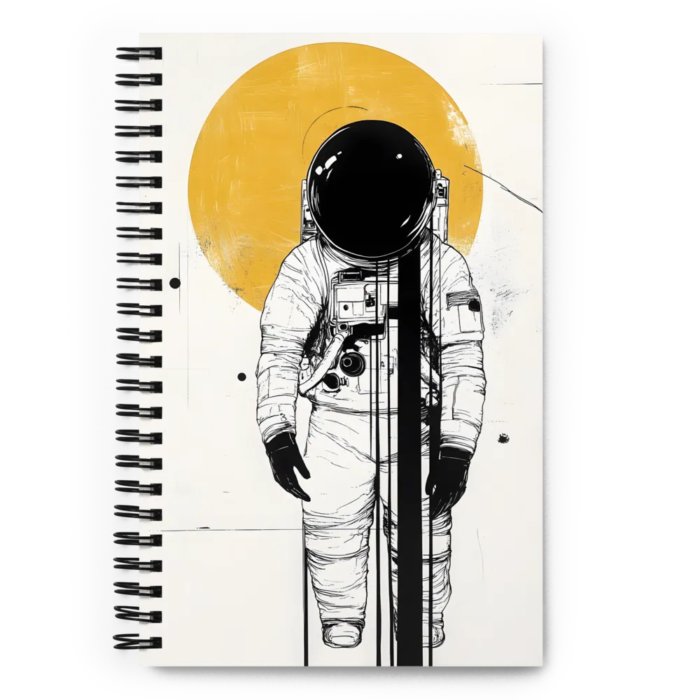 Isolation in Space | Spiral Notebook