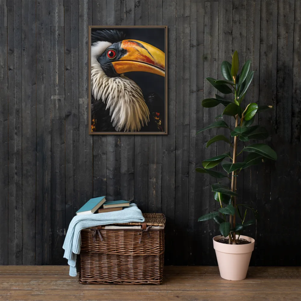 Majestic Hornbill Portrait