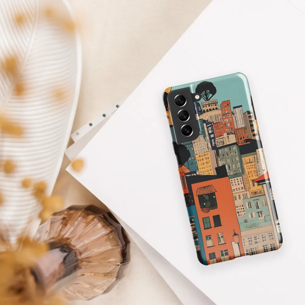 Urban Fusion: A Colorful Cityscape