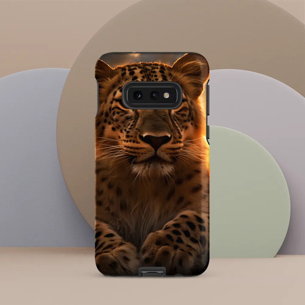 Regal Presence: The Leopard at Sunset